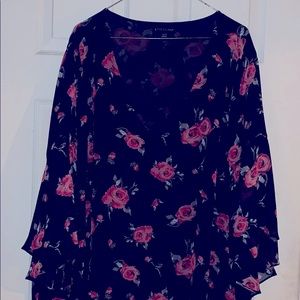 Lane Bryant 3/4 sleeve Blouse 26/28